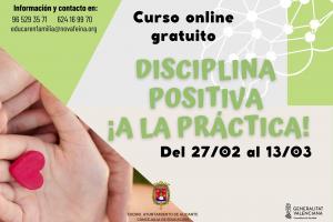 Curso online "DISCIPLINA POSITIVA ¡A LA PRÁCTICA!