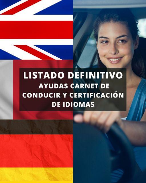 Listado Definitivo Ayudas Carnet De Conducir/certificación Idiomas ...