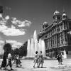 Plaza de la Puerta del Mar años sesenta. Foto Eugenio Bañón