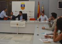 La nueva mesa presidencial de la Mancomunidad de L'Alacantí, con Barcala como primer responsable   