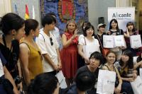 Visita de estudiantes japoneses al Ayuntamiento