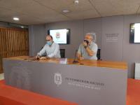 Manuel Villar y Antonio Manresa durante el anuncio de la reestructuración del equipo de gobierno