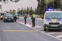 Operativo de la Policía Local para el control del cierre perimetral de Alicante