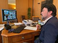 El alcalde Luis Barcala ha asistido, mediante videoconferencia, a la Comisión Provincial del Agua