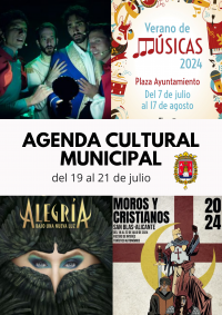 Agenda Municipal de Cultura y Ocio del 19 al 21 de julio