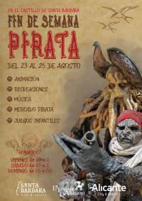 Cartel del “Fin de semana Pirata”