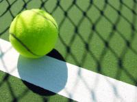 Pista y pelota de tenis