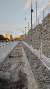 Imatge de la reforma integral de la plaça de Sant Blas i carrers adjacents