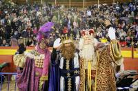 Saludo de los Reyes Magos 2024 en la plaza de toros de Alicante