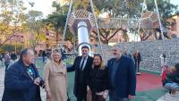 Inauguración del nuevo parque reurbanizado en San Blas