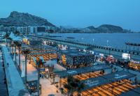 Imagen vista aérea del festival gastronómico The Champion Burger celebrado en Alicante.