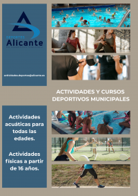 Cartel actividades y cursos 