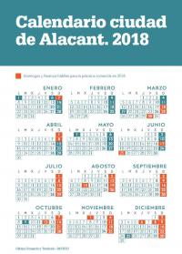 Calendario comercial 2018 Alicante