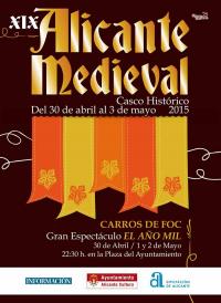 Cartel de Alicante Medieval 2015