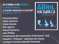 Una de las imágenes de la gala de clausura de Abril en Danza