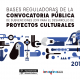 Convocatoria de subvenciones a proyectos culturales