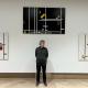 José Manuel Ballester en su exposición "De Mondrian a Malevich"