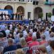 Primera actuación del Brasss Festival Alicante en la plaza del Ayuntamiento 